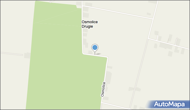 Osmolice Drugie, Osmolice Drugie, mapa Osmolice Drugie