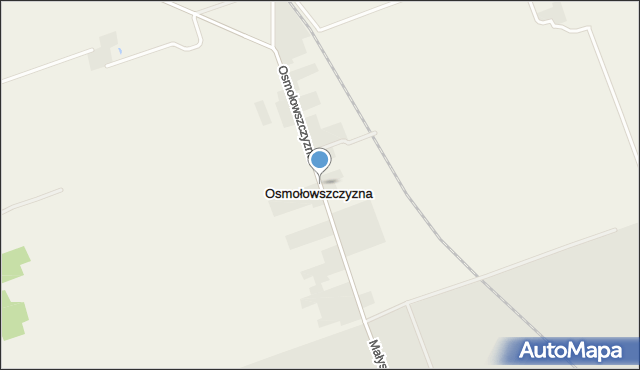 Osmołowszczyzna, Osmołowszczyzna, mapa Osmołowszczyzna