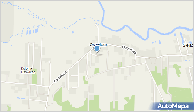 Osowicze, Osowicze, mapa Osowicze