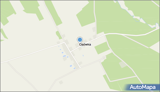 Osówka gmina Sierpc, Osówka, mapa Osówka gmina Sierpc