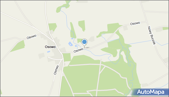 Osowo gmina Lipka, Osowo, mapa Osowo gmina Lipka