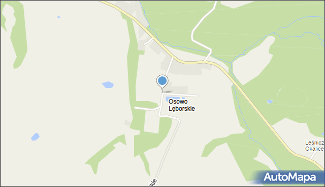 Osowo Lęborskie, Osowo Lęborskie, mapa Osowo Lęborskie