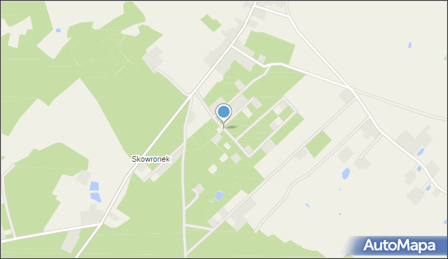 Osowo Leśne, Osiedle Letnisko II, mapa Osowo Leśne
