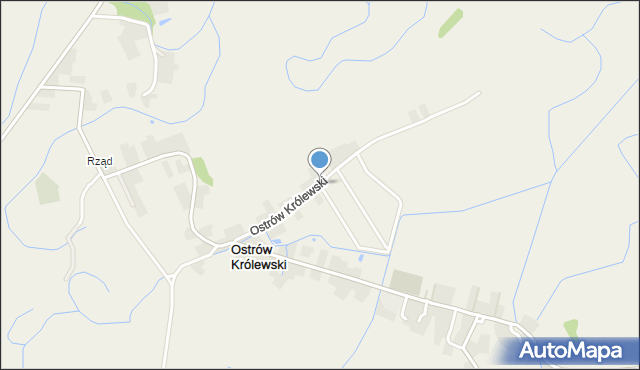 Ostrów Królewski, Ostrów Królewski, mapa Ostrów Królewski