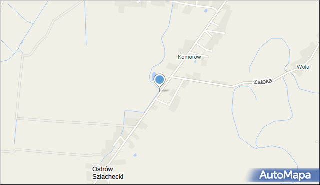 Ostrów Szlachecki, Ostrów Szlachecki, mapa Ostrów Szlachecki