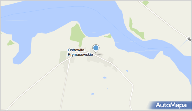 Ostrowite Prymasowskie, Ostrowite Prymasowskie, mapa Ostrowite Prymasowskie