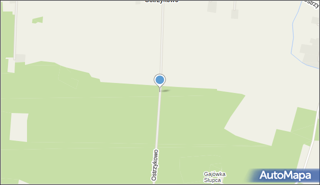 Ostrzykowo, Ostrzykowo, mapa Ostrzykowo