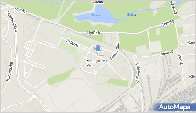 Poznań, Osiedle Przemysława, mapa Poznania