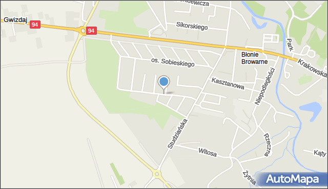 Przeworsk, Osiedle Księcia Józefa Poniatowskiego, mapa Przeworsk