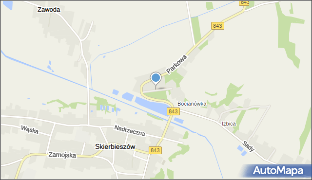 Skierbieszów, Osiedle POM, mapa Skierbieszów