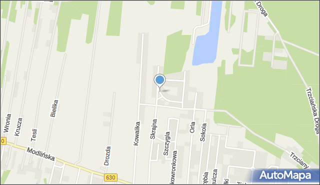 Skierdy, Osiedle Pod Kurantami, mapa Skierdy