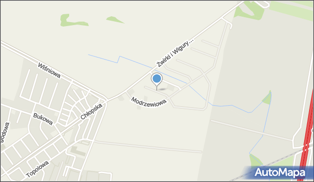 Smolec, Osikowa, mapa Smolec