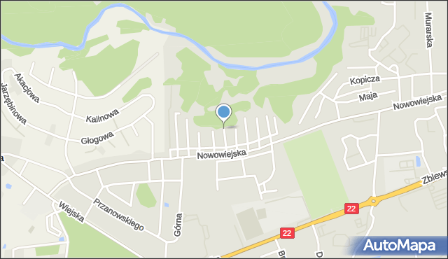Starogard Gdański, Osiedle Nad Jarem, mapa Starogard Gdański