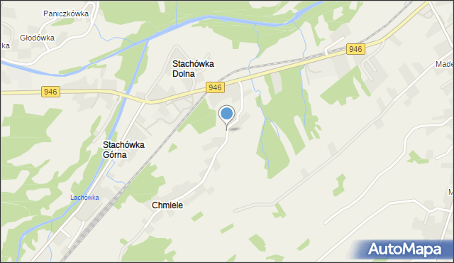 Stryszawa, Osiedle Chmiele, mapa Stryszawa