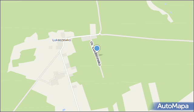 Strzyżewo Paczkowe, Osiedle Łukaszewko, mapa Strzyżewo Paczkowe