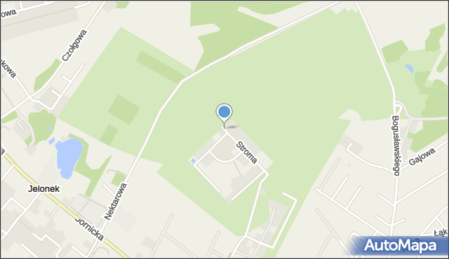 Suchy Las powiat poznański, Osiedle na Wzgórzu, mapa Suchy Las powiat poznański