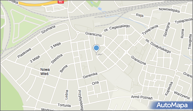 Swarzędz, Osiedle Raczyńskiego Edwarda, mapa Swarzędz