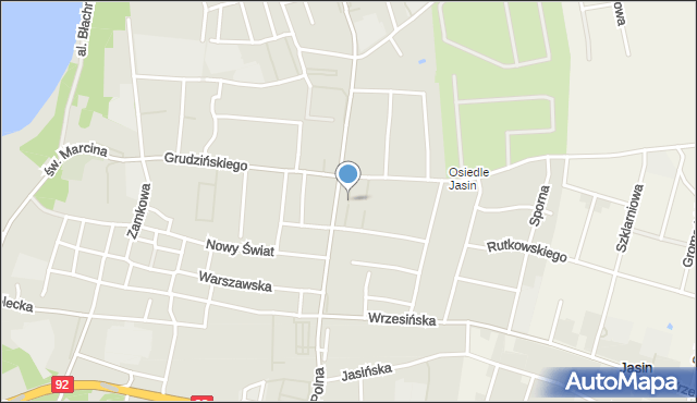 Swarzędz, Osiedle Władysława IV, mapa Swarzędz