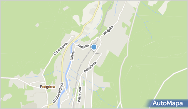 Świeradów-Zdrój, Osiedlowa, mapa Świeradów-Zdrój