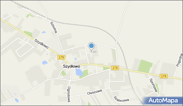 Szydłowo powiat pilski, Osiedle Zacisze, mapa Szydłowo powiat pilski