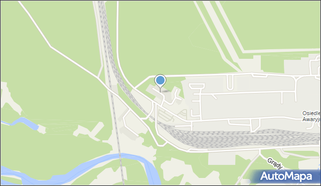 Trębaczew gmina Działoszyn, Osiedle Awaryjne, mapa Trębaczew gmina Działoszyn