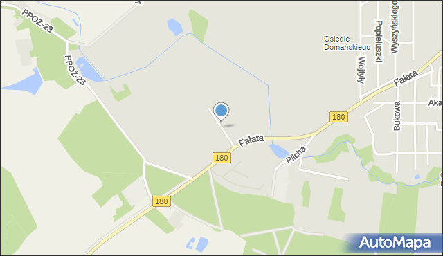 Trzcianka powiat czarnkowsko-trzcianecki, Osiedle Domańskiego Bolesława, ks., mapa Trzcianka powiat czarnkowsko-trzcianecki