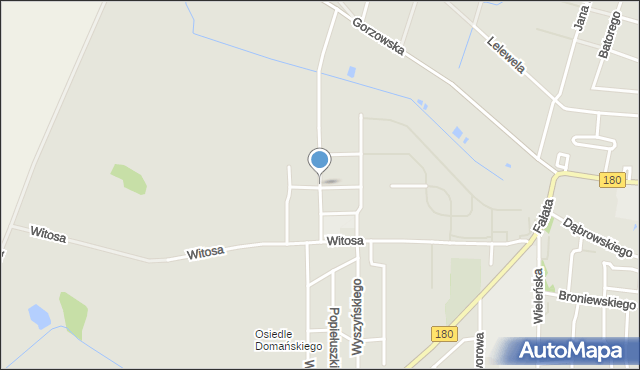 Trzcianka powiat czarnkowsko-trzcianecki, Osiedle Stanisława Augusta Poniatowskiego, mapa Trzcianka powiat czarnkowsko-trzcianecki