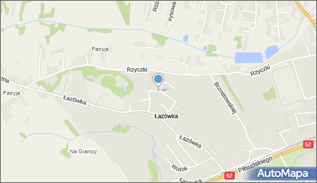 Wadowice, Osiedle Piastowskie, mapa Wadowice