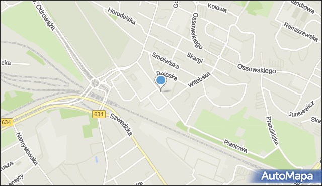 Warszawa, Oszmiańska, mapa Warszawy