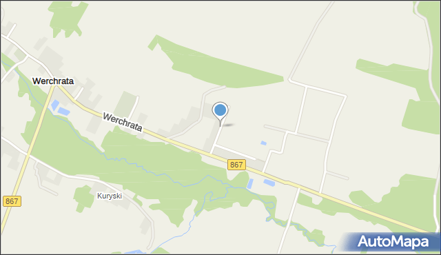 Werchrata, Osiedle Werchrata, mapa Werchrata