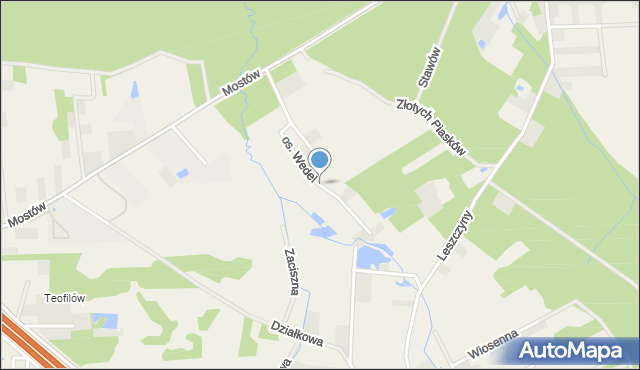 Wola Karczewska, Osiedle Wedel Emil, mapa Wola Karczewska