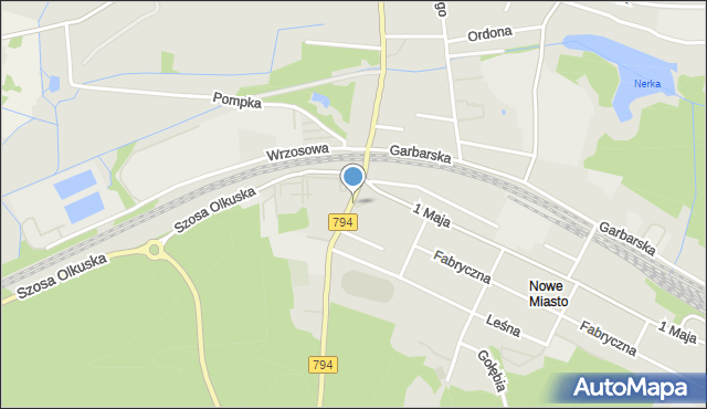 Wolbrom, Osiedle Skalska, mapa Wolbrom