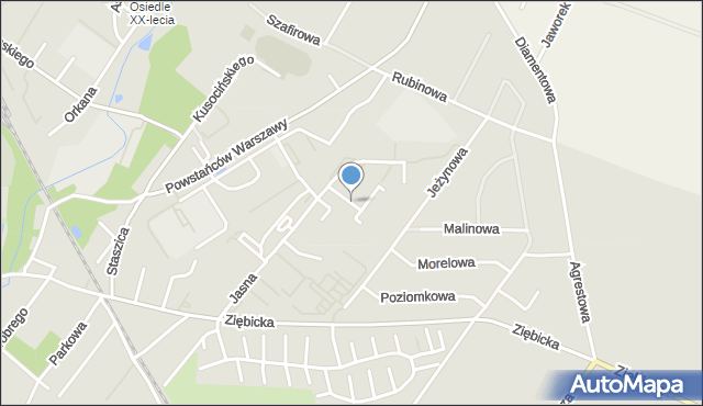 Ząbkowice Śląskie, Osiedle Letnie, mapa Ząbkowice Śląskie