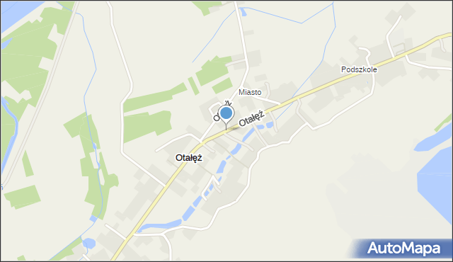 Otałęż, Otałęż, mapa Otałęż