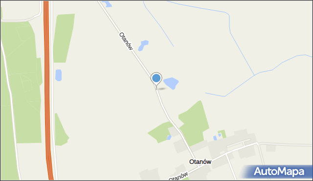 Otanów, Otanów, mapa Otanów