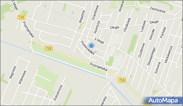 Pruszków, Otwocka, mapa Pruszków