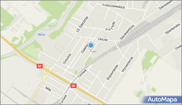 Sochaczew, Otwarta, mapa Sochaczew