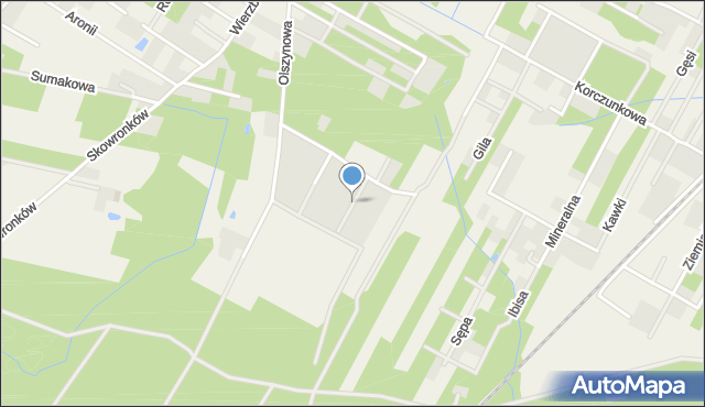 Baszkówka, Owocowy Gaj, mapa Baszkówka