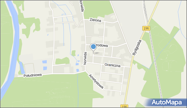 Bolechowo-Osiedle, Owocowa, mapa Bolechowo-Osiedle