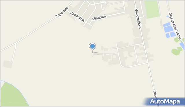 Kaźmierz, Owsiana, mapa Kaźmierz