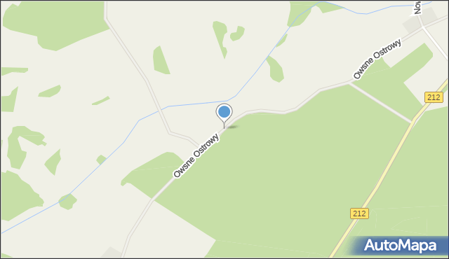 Owsne Ostrowy, Owsne Ostrowy, mapa Owsne Ostrowy