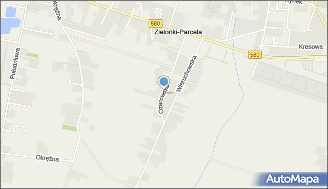 Babice Nowe, Ożarowska, mapa Babice Nowe