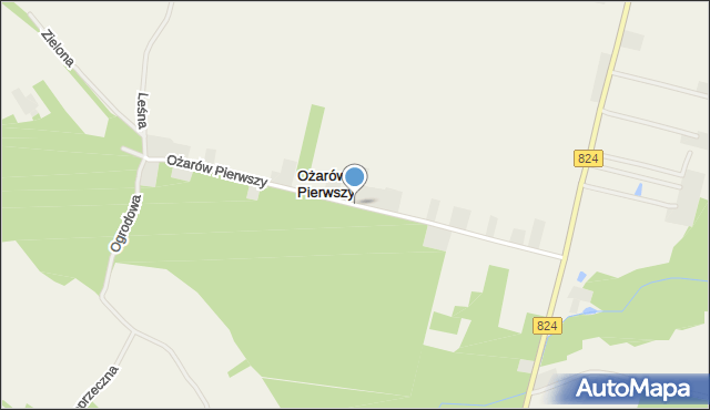 Ożarów Pierwszy, Ożarów Pierwszy, mapa Ożarów Pierwszy