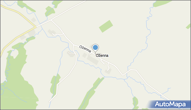 Ożenna, Ożenna, mapa Ożenna