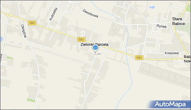 Stare Babice, Ożarowska, mapa Stare Babice