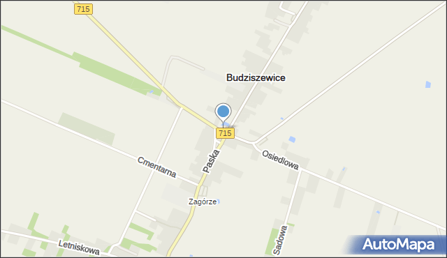 Budziszewice powiat tomaszowski, Park Piechowiaka Kazimierza, dr., mapa Budziszewice powiat tomaszowski