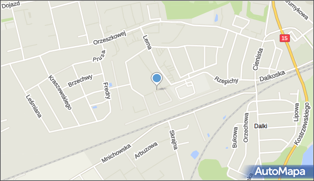 Gniezno, Pawlikowskiej-Jasnorzewskiej Marii, mapa Gniezna