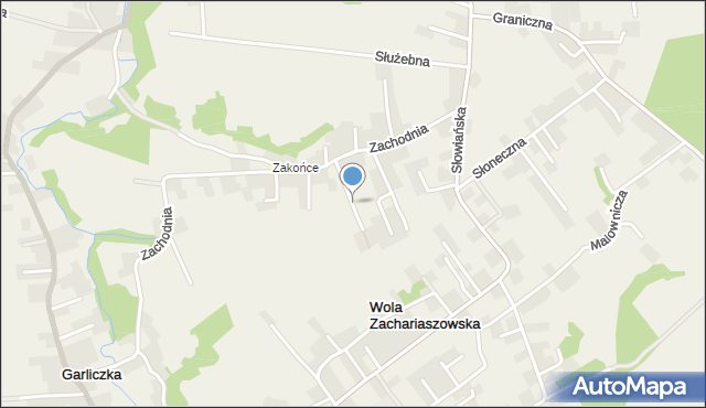 Górna Wieś gmina Michałowice, Panoramiczna, mapa Górna Wieś gmina Michałowice