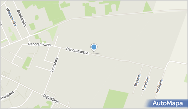 Gryfice, Panoramiczna, mapa Gryfice