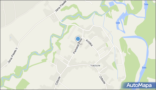 Hecznarowice, Pańskie Pola, mapa Hecznarowice